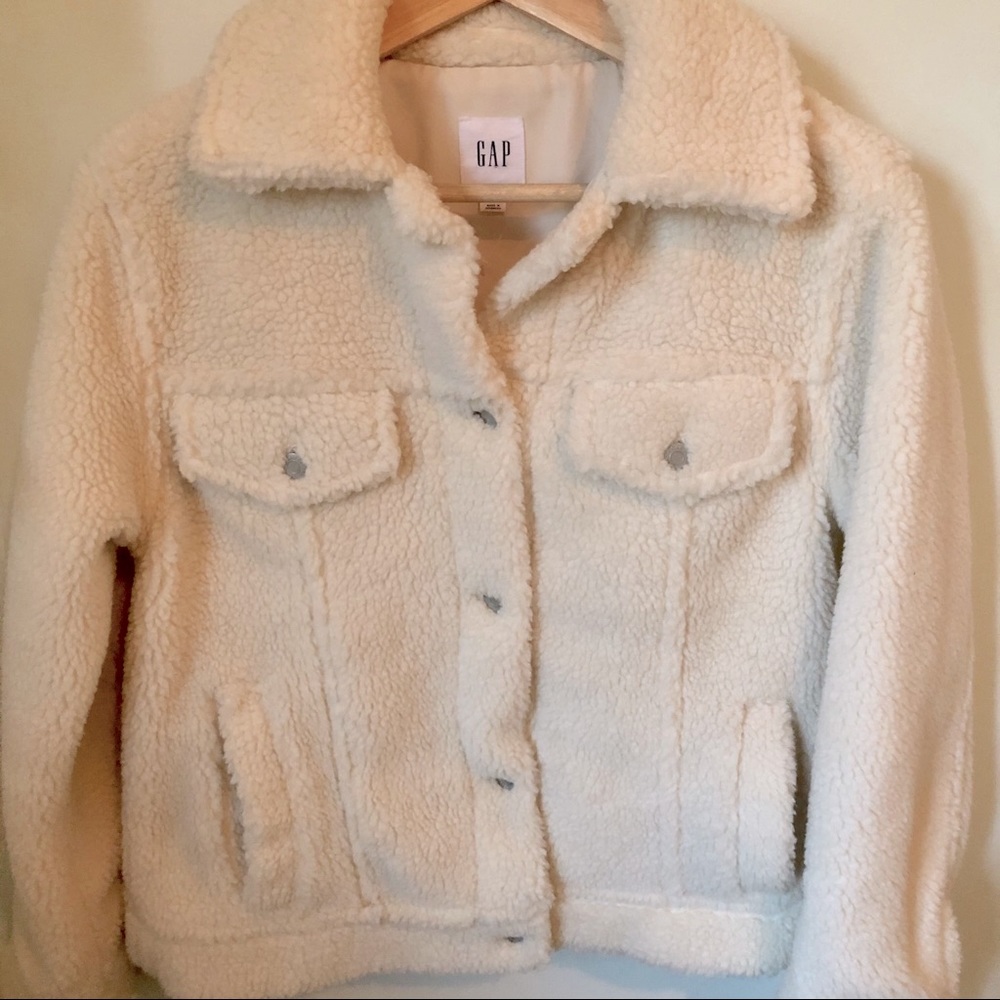 GAP Icon Sherpa Jacket - Picture 6 of 8